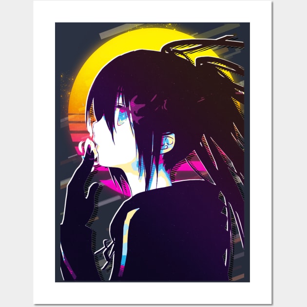 Black★Rock Shooter Wall Art by 80sRetro